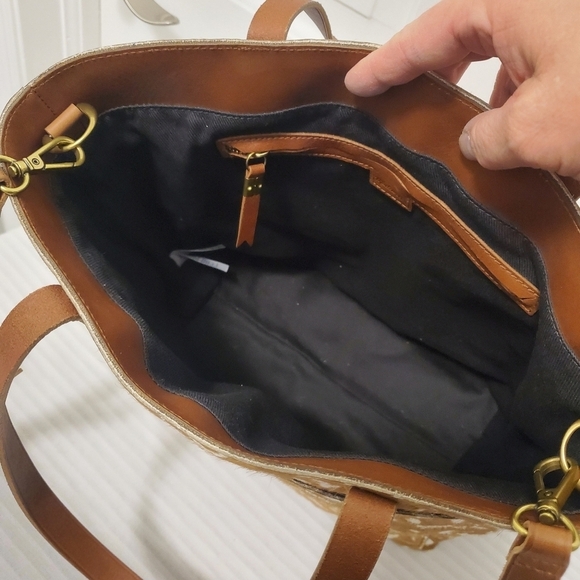 Madewell The Medium Transport Tote: Printed Calf Hair Edition - Picture 8 of 12